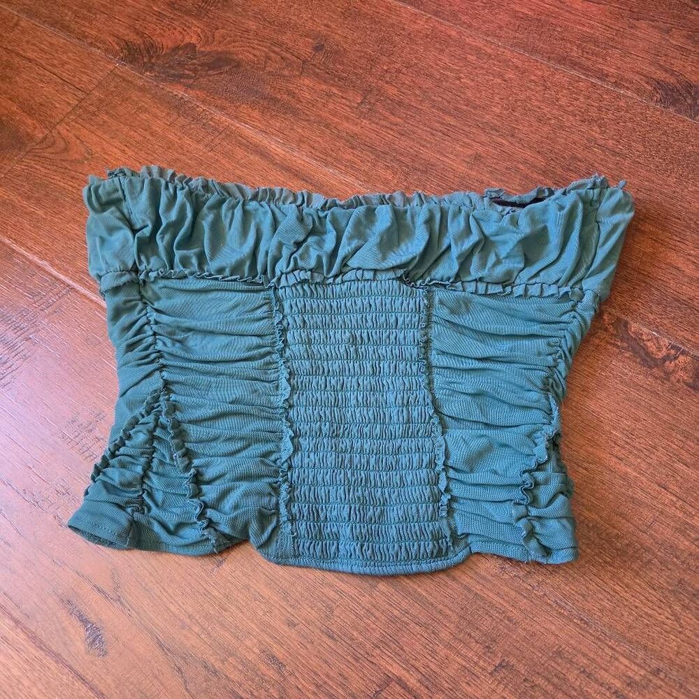 Free People Ruched Strapless Tube Top - Picture 6 of 7